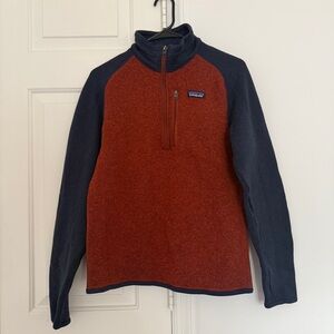 Patagonia Men's 1/4 Zip Fleece Better Sweater Pullover Size S